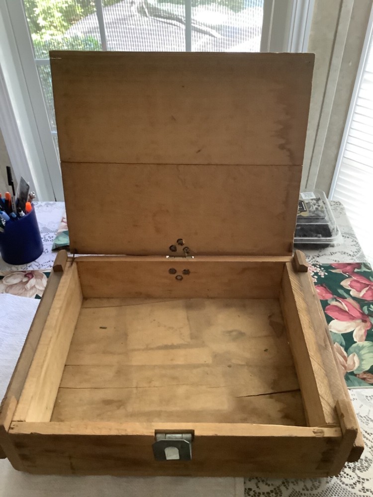 Wooden Ammo Box Norway Flag