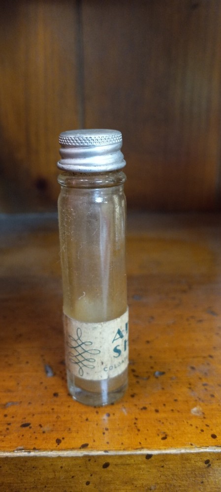 Vintage Clear Colgate After Shave 3" Empty
