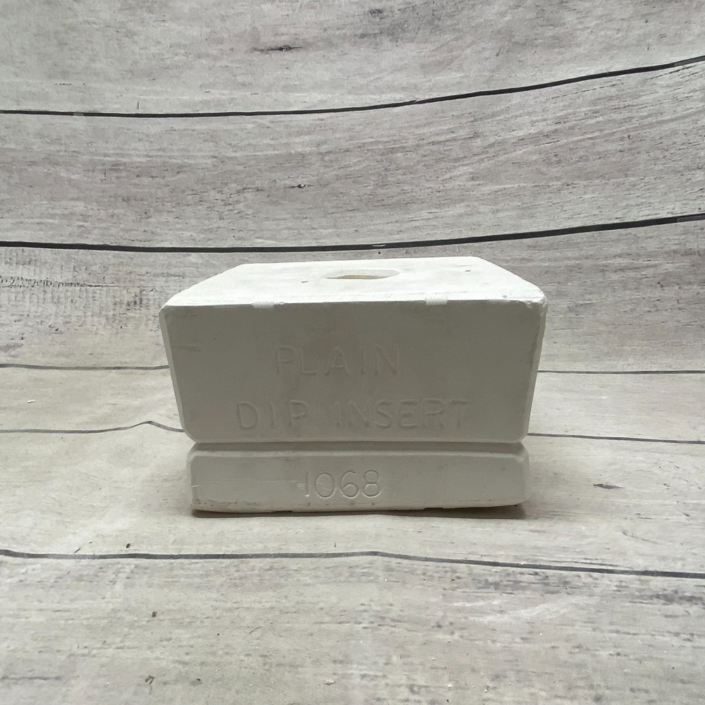 Vintage 1995 Boothe Mold Ceramic Casting Mold Plain Dip Server #1068
