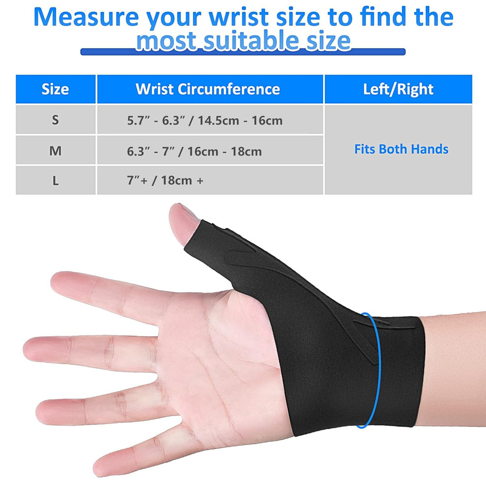 Thumb Wrist Brace Copper Compression Stabilizer Thumb Support Spica Splint for C