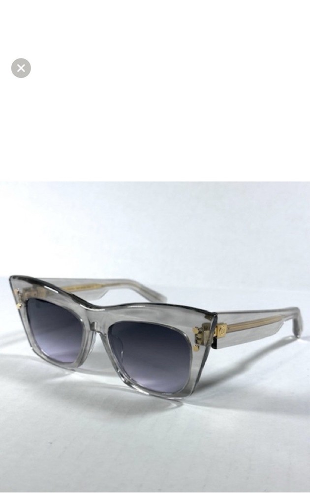 Balmain B-II BPS 03 GRY GLD Sunglasses. New. Authentic