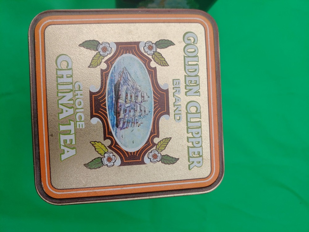 2 X Vintage Tea Tins England Empty Nice