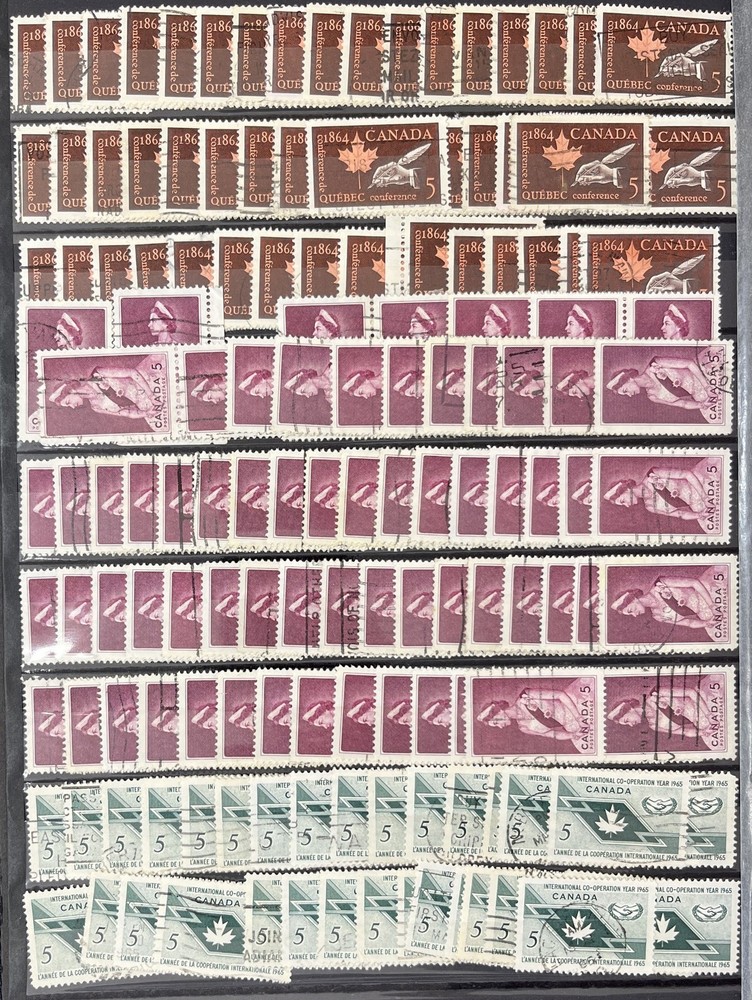 Canada Mid Period Mixture Used (Many 100s) DA1427