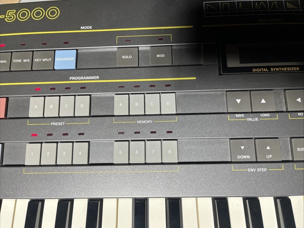 Casio CZ-5000 Keyboard Synthesizer, 61 Key