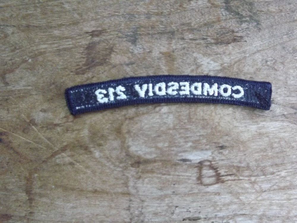 Navy COMDESDIV 213 Tab - INV# C1387