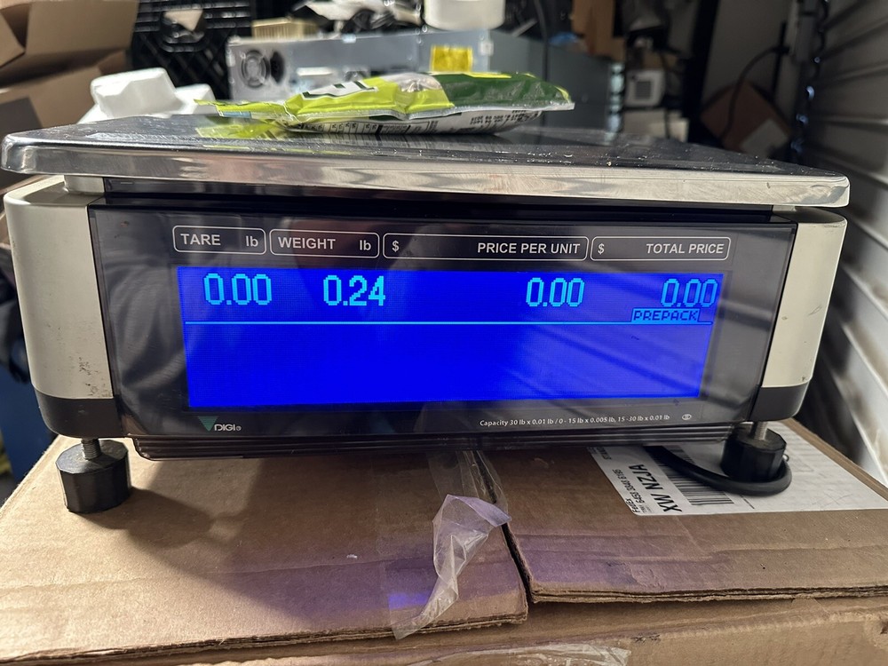 Teraoka DIGI SM-5500B Commercial PC Scale w/ Label Printer 30lbs