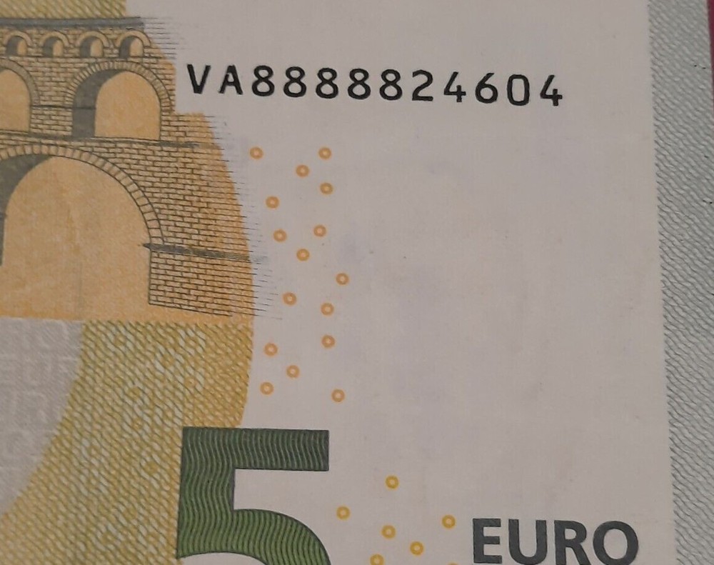 rare 5 euro banknote