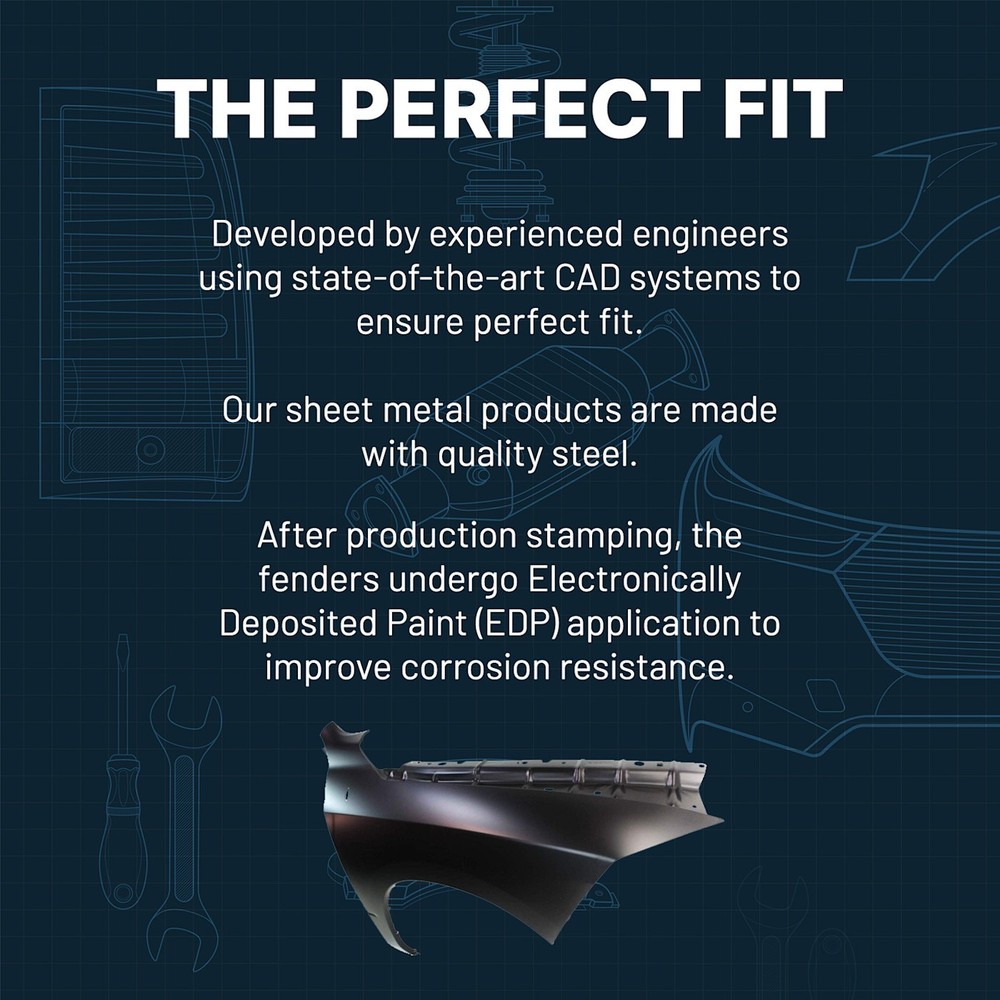 Fender For Dodge Charger 2006-2010 Front Driver Side