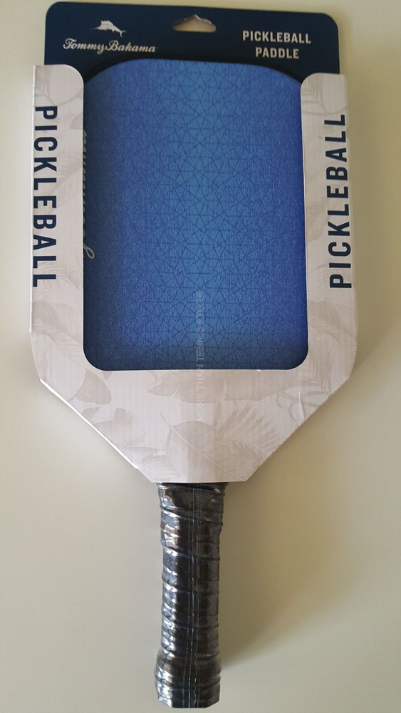 Tommy Bahama Pickleball Paddle Textured Surface Light Blue Polypropylene honey