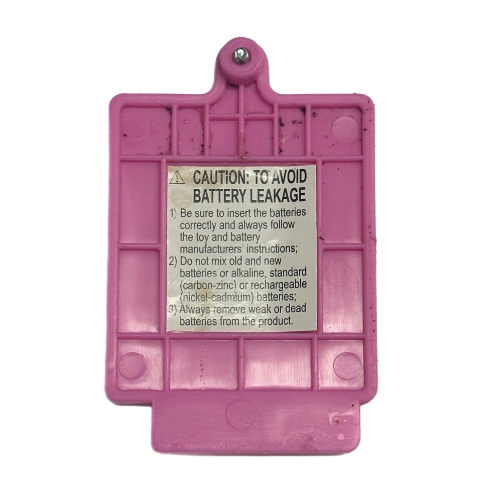 Hasbro Playskool Learnimal ABC Adventure Pink Elephant REPLACEMENT battery cover