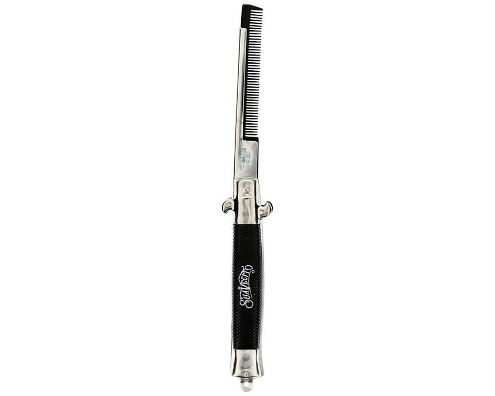 Suavecito Switchblade Handle Folding Comb