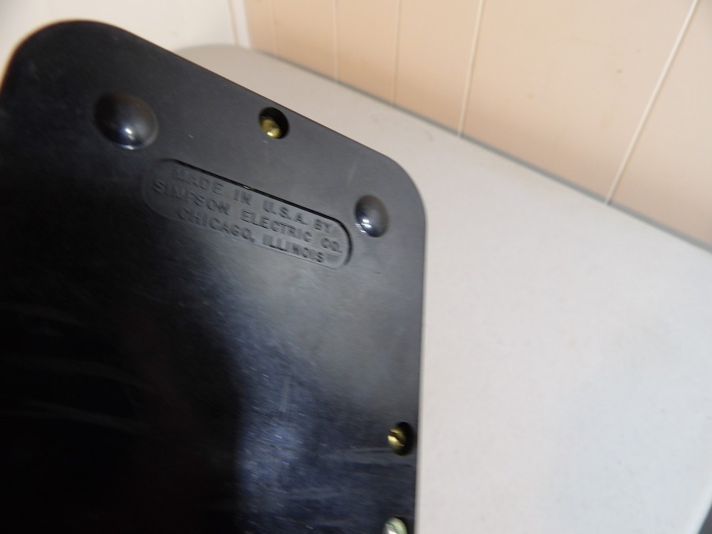 Vintage Simpson Model 375 Amp Meter ( untested )