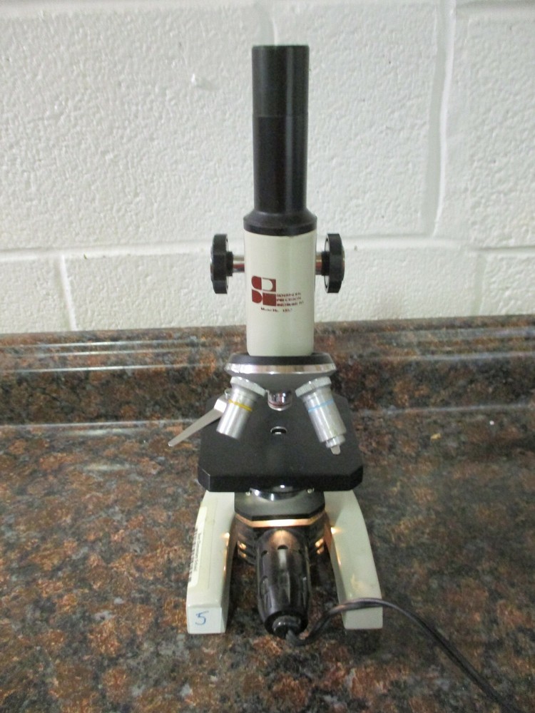 SOUTHERN PRECISION MICROSCOPE MODEL 1852 4X, 10X, & 40X LENSES