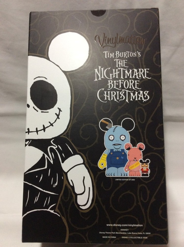 Disney Vinylmation Nightmare Before Christmas 9" Behemoth +Bunny +Nutcracker