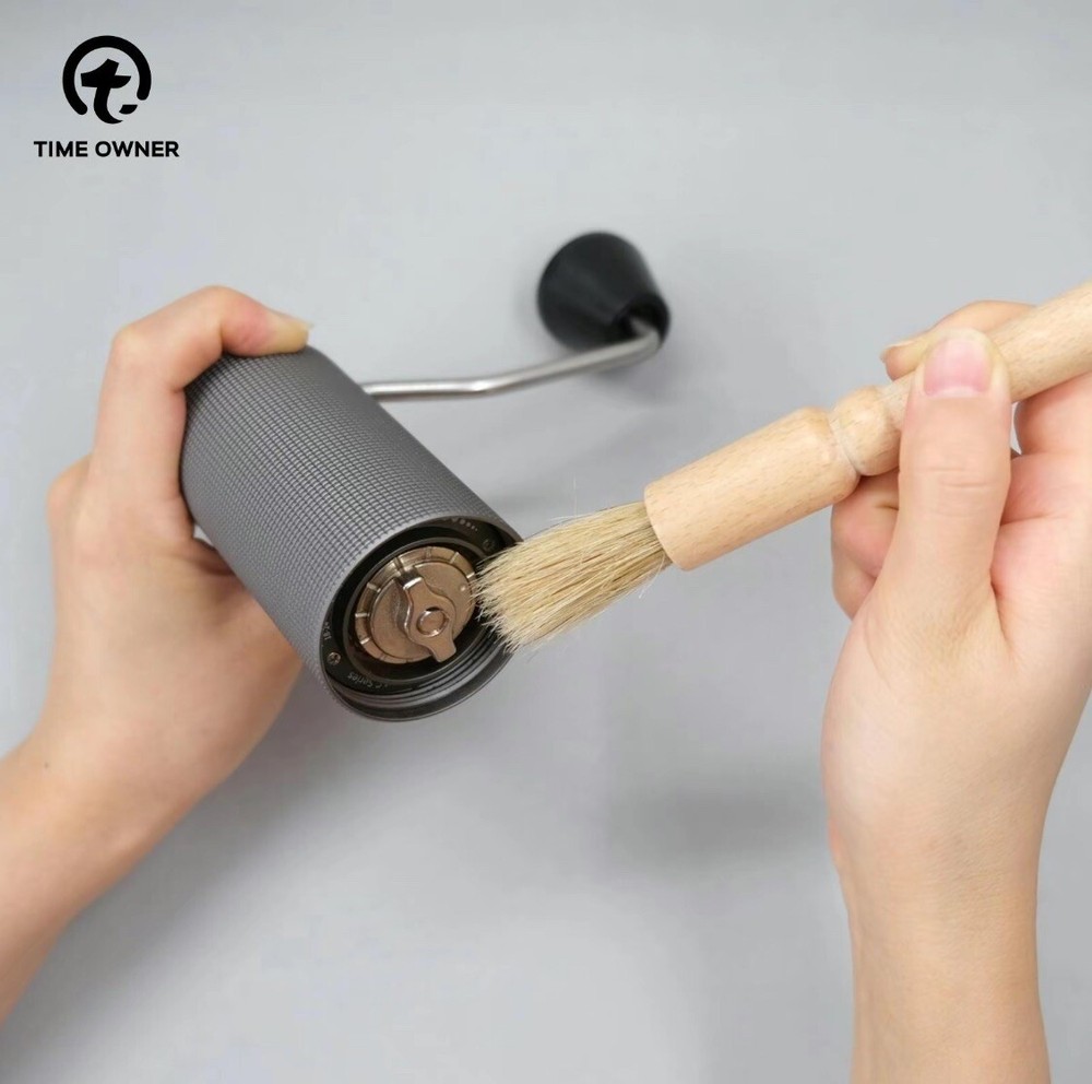 Espresso Spoon Cleaning Brush Machine Grinder Dusting Coffee Powder Brushes SL3