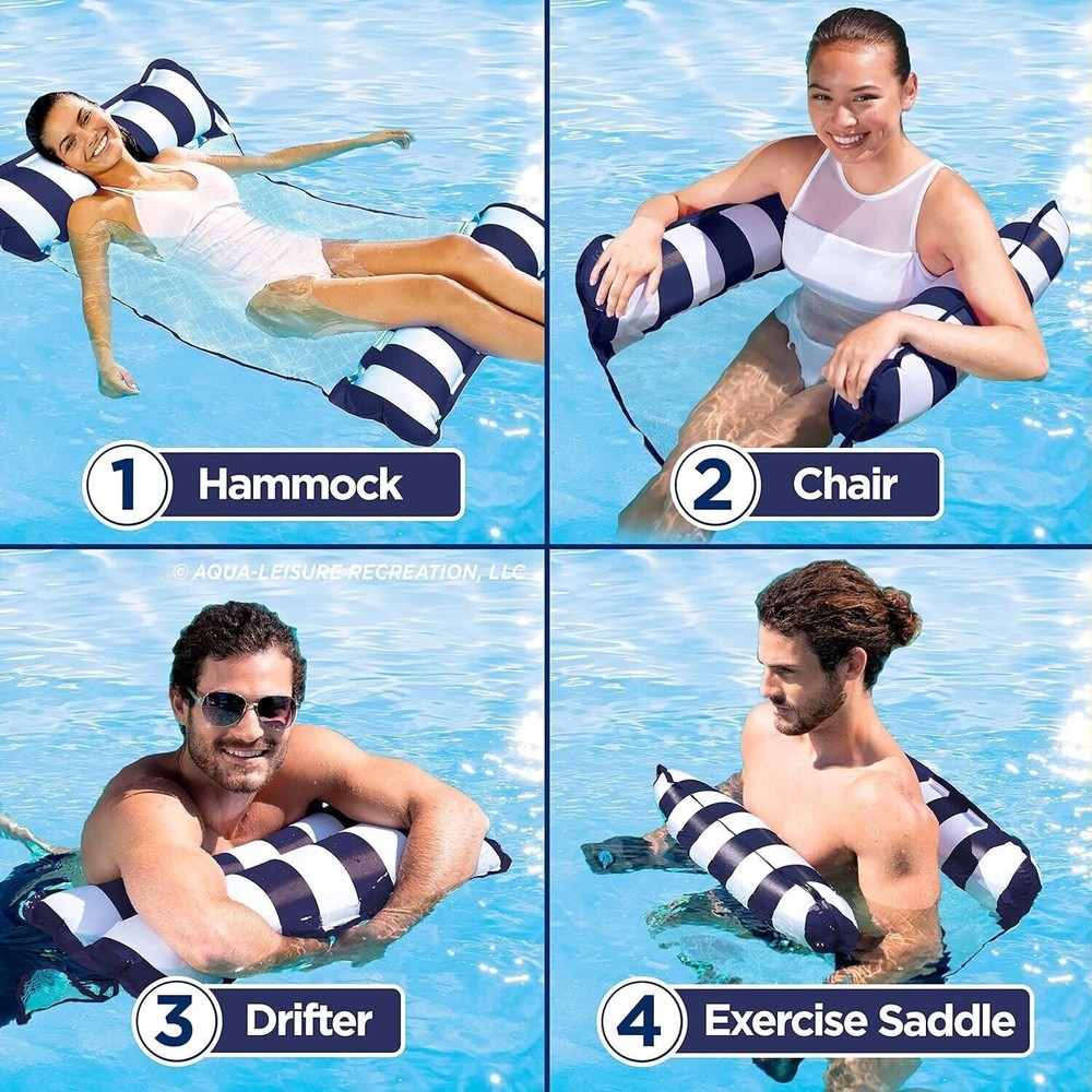 Aqua Original 4-in-1 Monterey Hammock Pool Float & Water Hammock –...