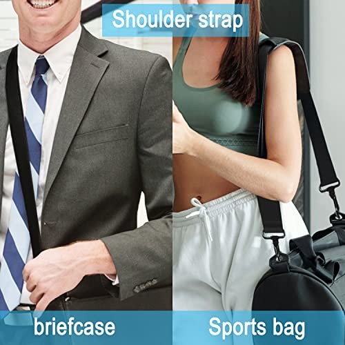 Askuko Shoulder Strap 56 Inch, Universal Adjustable Shoulder Belt Black