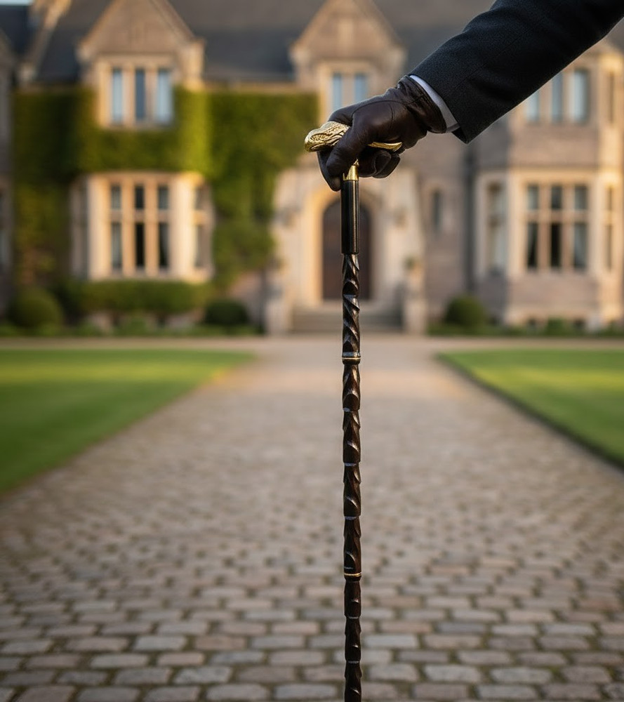 Designer Brass Walking Stick Handle Decorative Cane Top