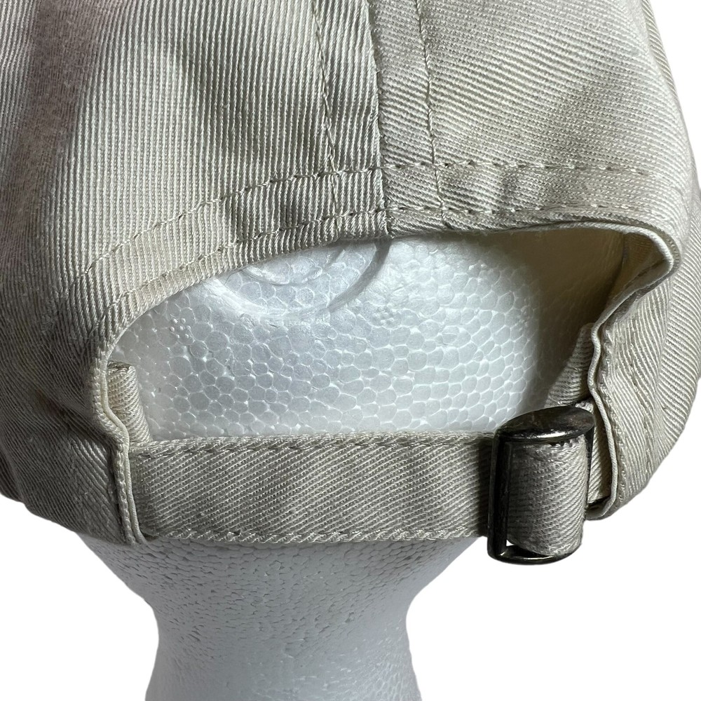 Titleist Golf Hat Cap Khaki & Maroon Embroidered Strapback Company Embroidered