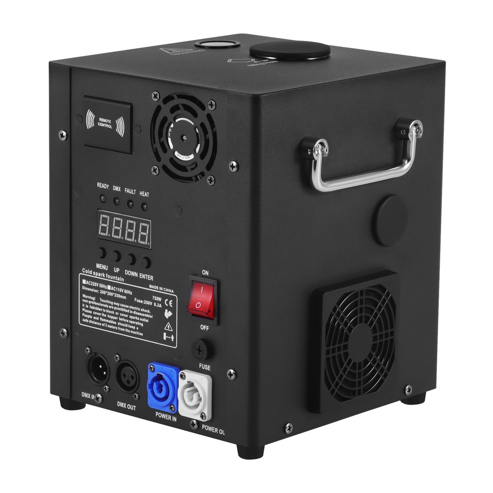 750W Cold Spark Machine DMX Firework Stage Effect Wedding Party DJ Event