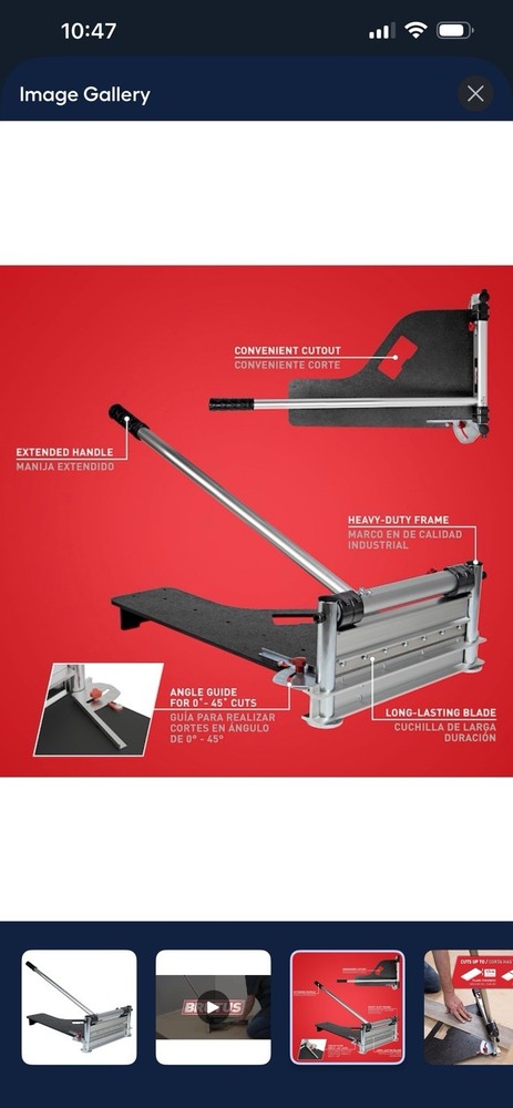 Brutus 12-in Floor cutter