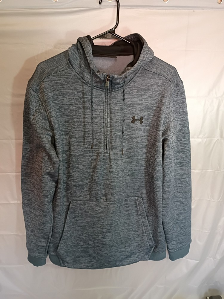 Under Armour Hoddie Gray Half Zip Size L /0170