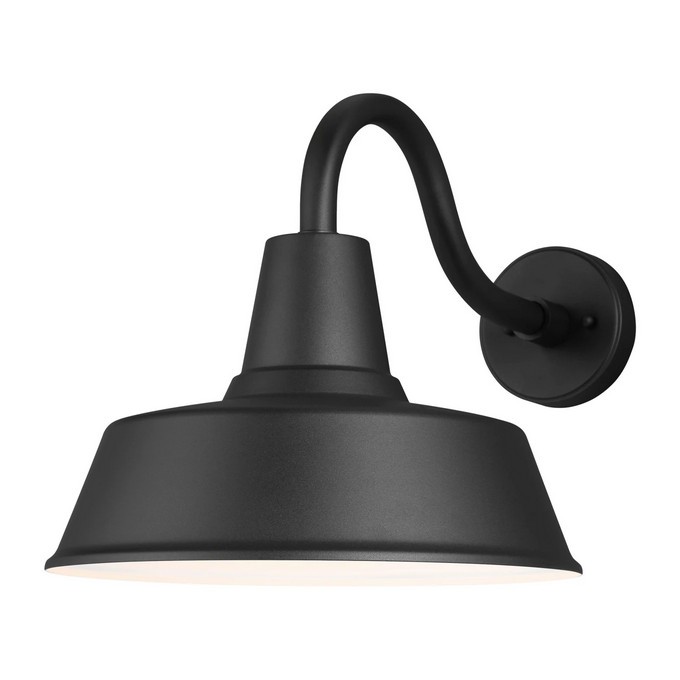 13" WETHERBURN OUTDOOR ENTRANCE WALL SCONCE - BLACK