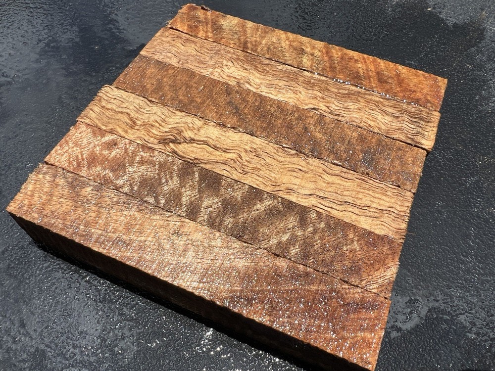 Hawaiian Curly Mango Pen Blanks #4572