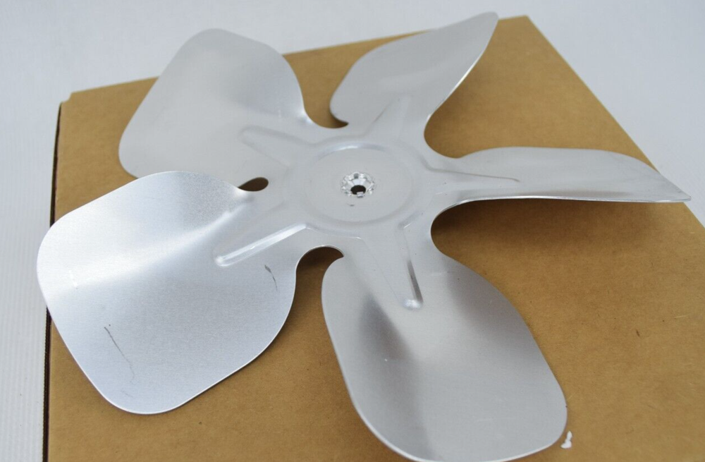 Metal Fan Blade 10" Diameter 5 Blades 1/4" Bore Hub