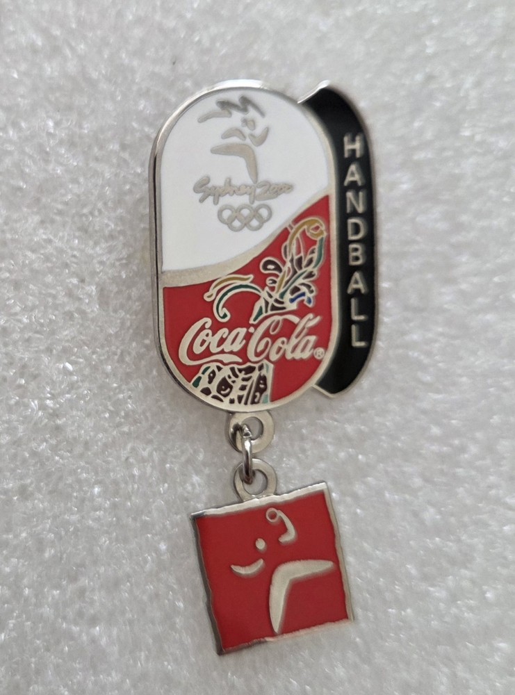 SYDNEY 2000 COCA-COLA  HAND BALL  OLYMPIC PIN