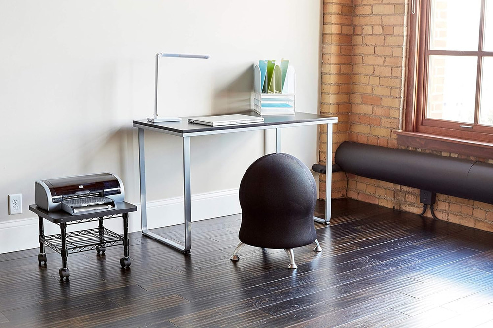 Onyx Mesh Desk Organizer with Five Vertical and Three Horizontal Sections, Lette