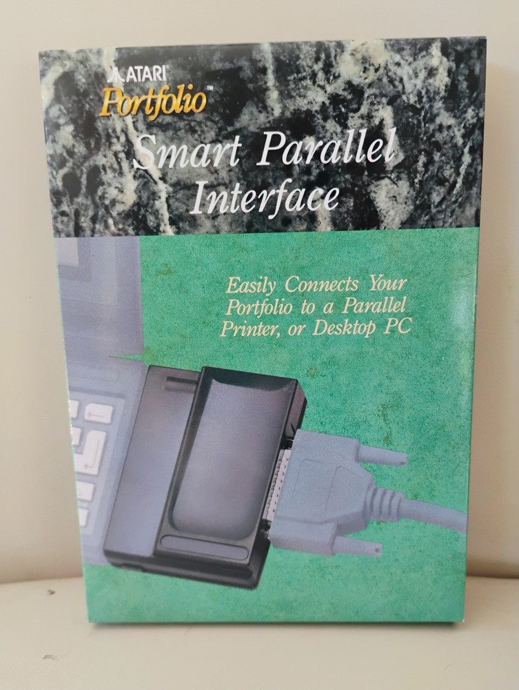 Portfolio Smart Parallel Interface; Atari ST Disk w/Manual- Complete in Box