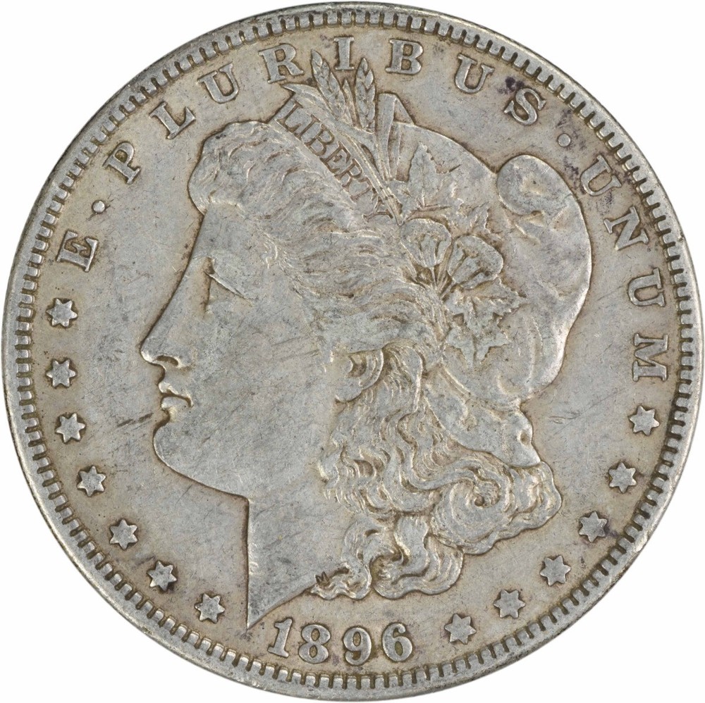 1896-O Morgan Silver Dollar EF Uncertified #1120