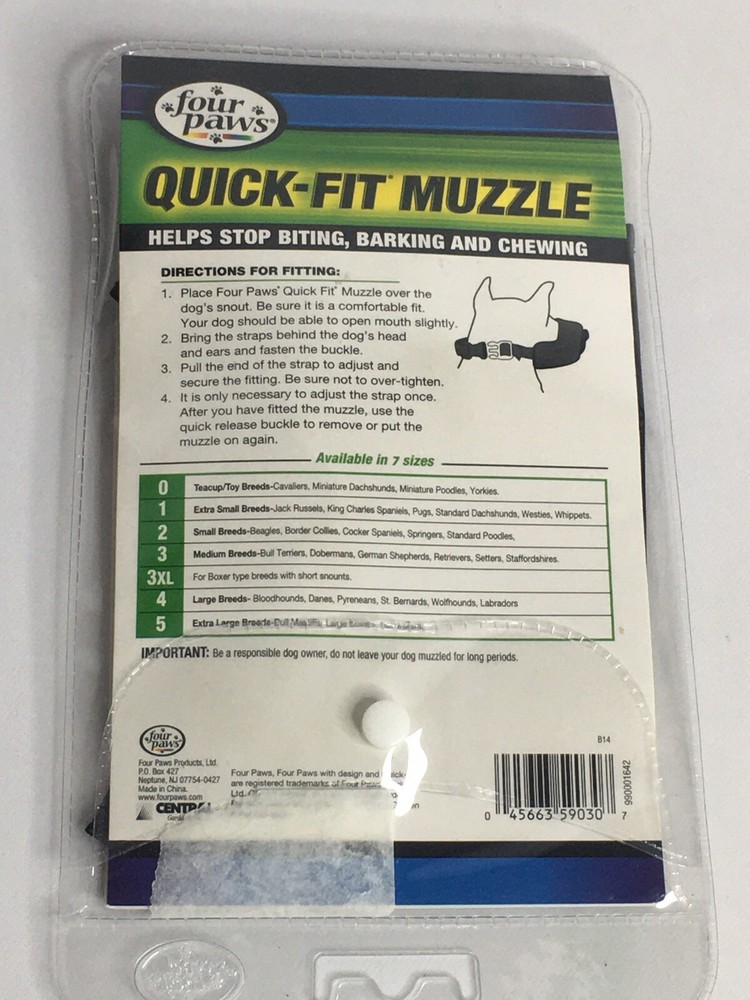 Quick Fix Muzzle Size 3 Medium Black