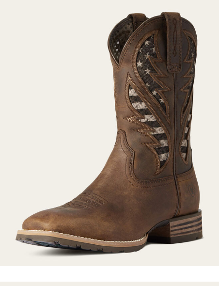 Ariat Men's Hybrid Vent TEK Boot Leather Western Boot 10038340