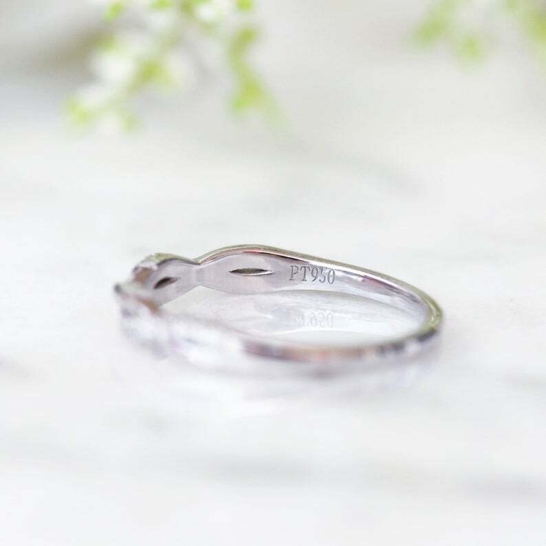 0.45 CT White Round Cut Matching Wedding Band Solid 925 Sterling Silver