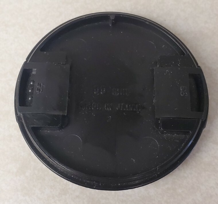 Sigma 55mm Snap On Lens Cap Front Used
