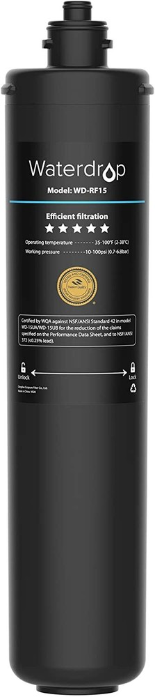 Waterdrop RF15 Water Filter, 16000 Gallons High Capacity