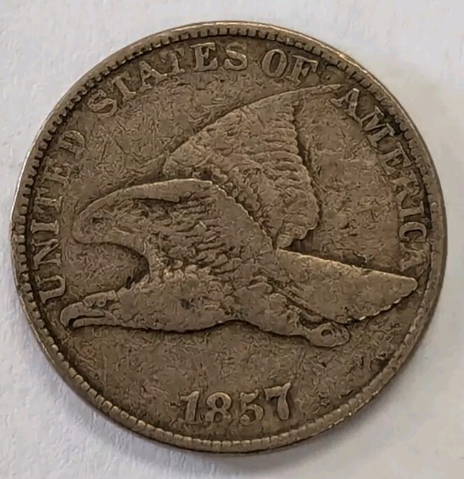 1857 Flying Eagle Cent - NICE! #657