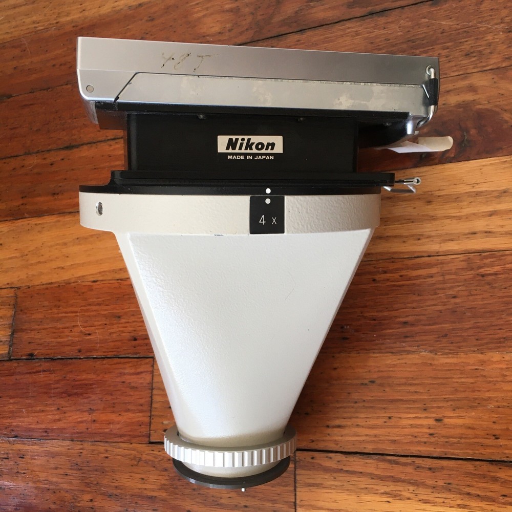 Vintage Nikon Large Format Polaroid Land Camera Back Attachment 4X