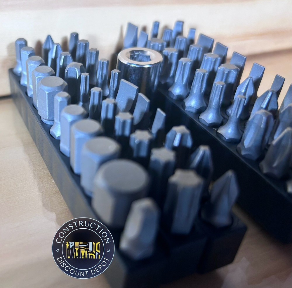 Huge 67 Piece CRAFTSMAN Interchangeable Screwdriver Tip With 1/4" Socket Adapter