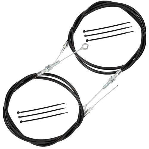 2pcs-Universal Throttle Cable 63" Long Inner Wire 71" inch Long Replacement