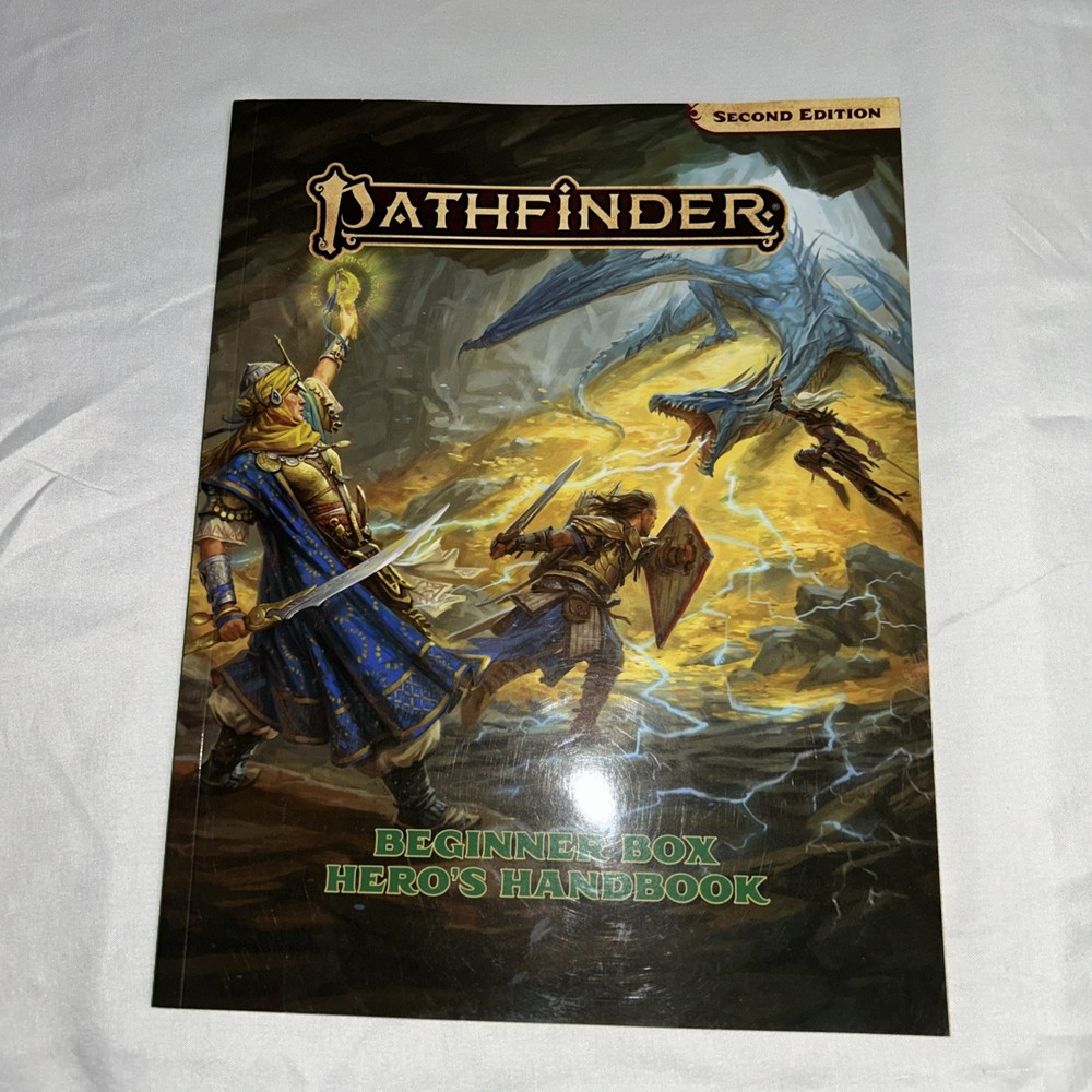 Pathfinder Role Playing Game 2nd Beginners Box Hero's Handbook Paizo Reference