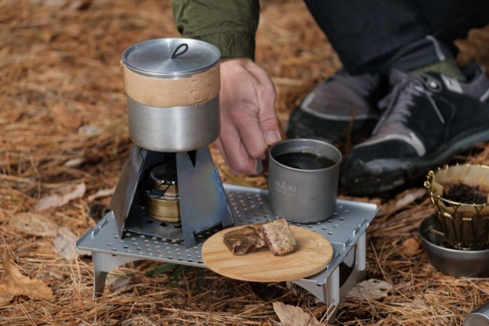 MKS Sylvan Works Solow Table | Silver | Bikepacking | Camping