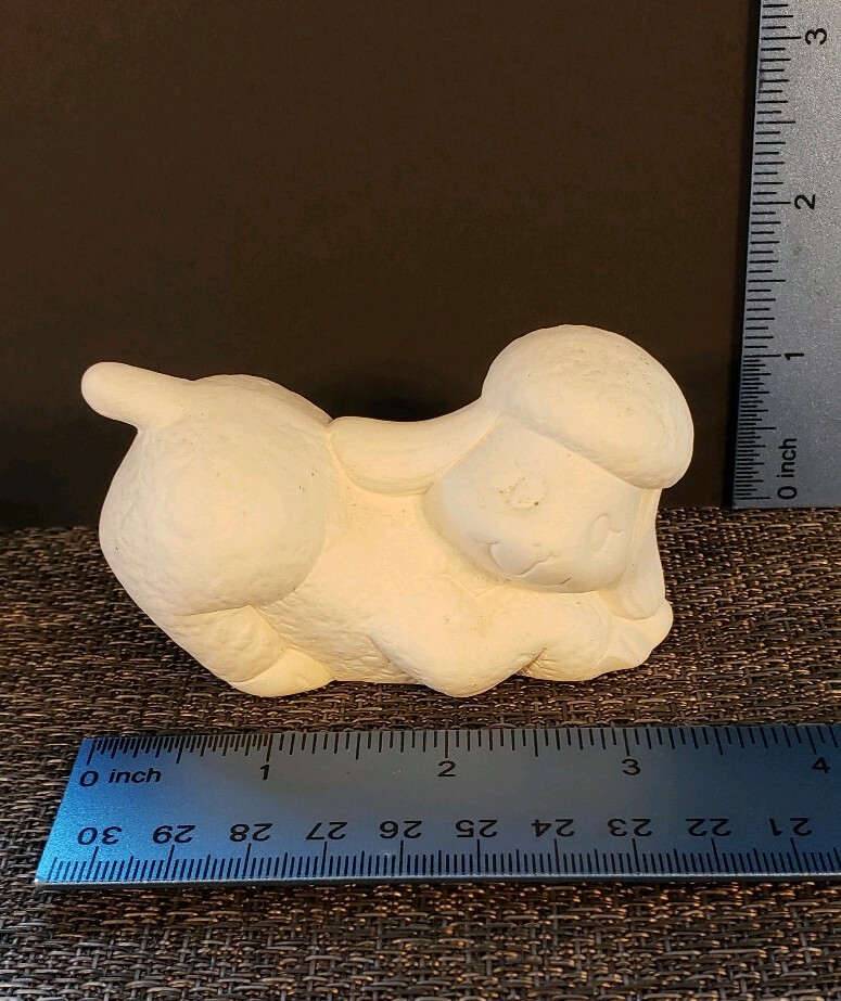ceramic bisque ready to paint lamb