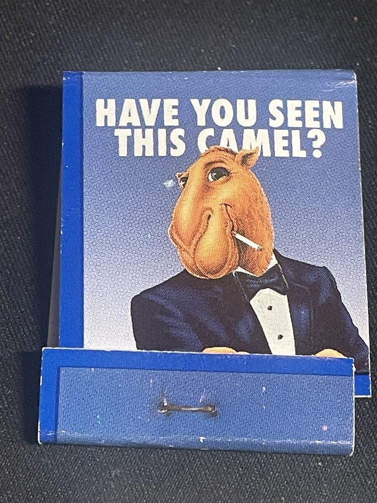 NOS Camel and Joe Cool 8pc Matchbook Lot