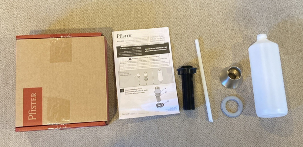 Pfizer Talega Soap Dispenser - Accessories Only, No Pump