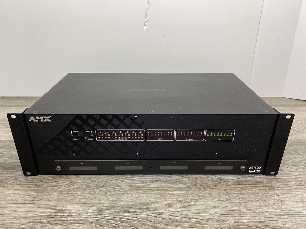 AMX Netlinx NI-4100 Integrated Audio Video Controller Rack-Mountable *Untested*