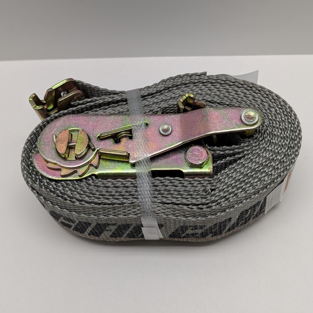 Pacific Cargo Control Ratchet Strap 2x16 WLL 1000 lbs. GRAY