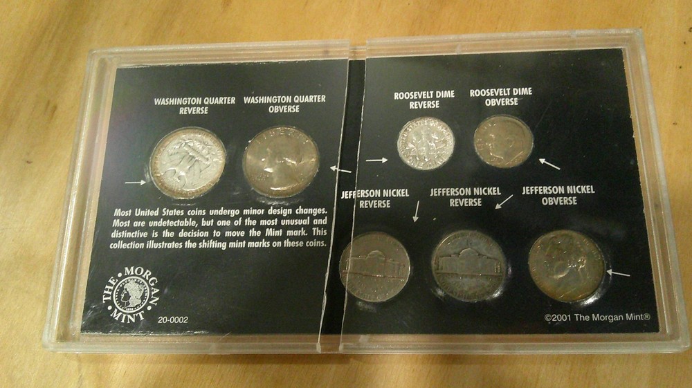 Shifting Mint Marks Coin Collection **Cracked Case**